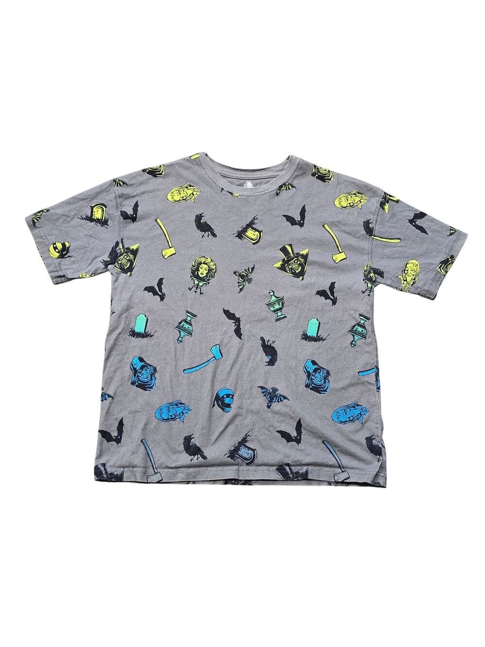 Disney Haunted Mansion Logo Graphic Short Sleeve Shirt